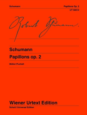 【輸入楽譜】シューマン, Robert: 蝶々 Op.2/ウィーン原典版/Mueller編/Puchelt運指