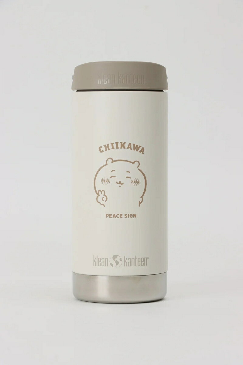 「ちいかわ」× 「Klean Kanteen」 インスレートボトル TKWide カフェキャップ Tofu 12oz（355ml）-[ちいかわ]