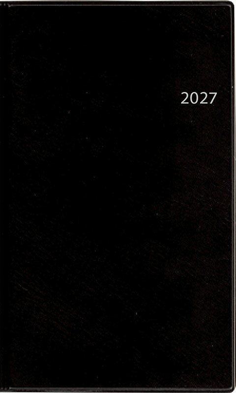 2027年 手帳 1月始まり No.105 ニューダイアリー アルファ 11 [黒]高橋書店 手帳判 ウィークリー
