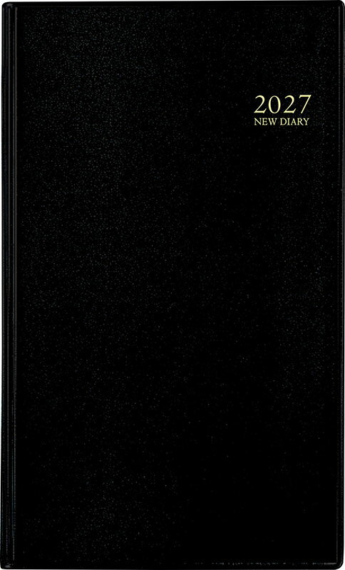 2027年　手帳　1月始まり　No.106　ニューダイアリー アルファ 5　　[黒]高橋書店　手帳判　　ウィークリー