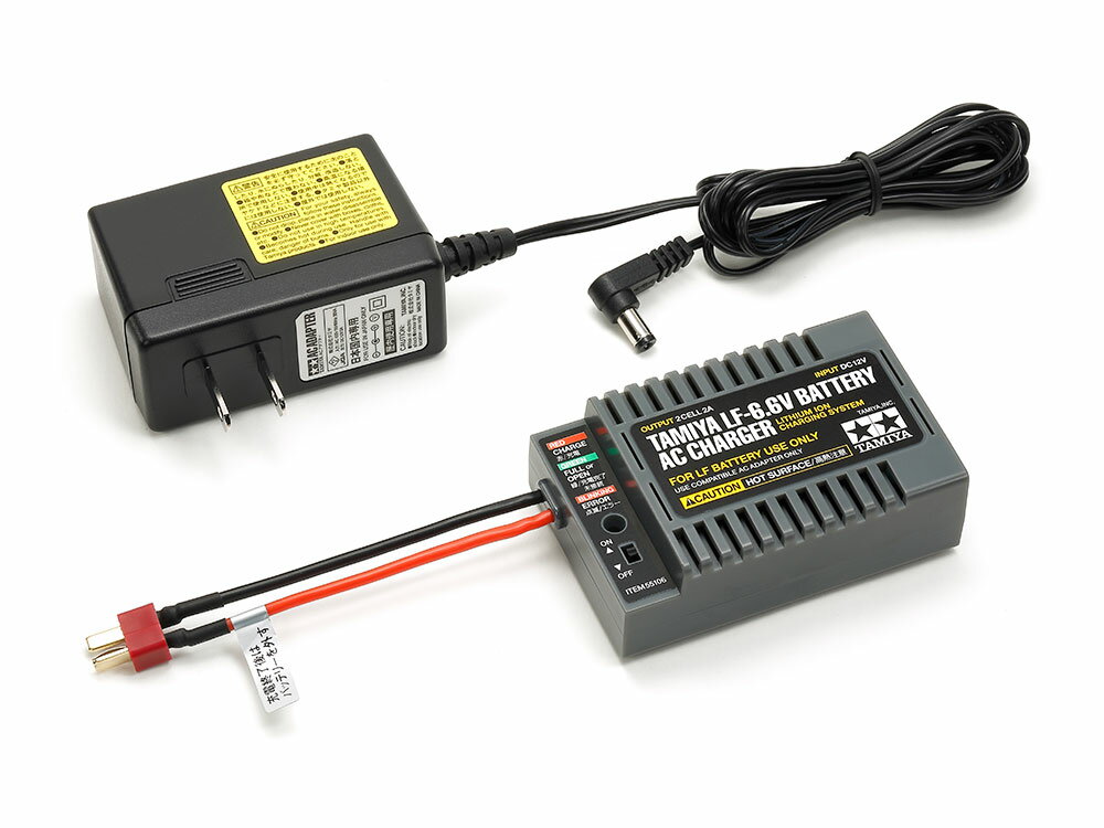 バッテリー・充電器シリーズ タミヤ LF-6.6Vバッテリー AC充電器 【55106】 (ホビーラジコン)
