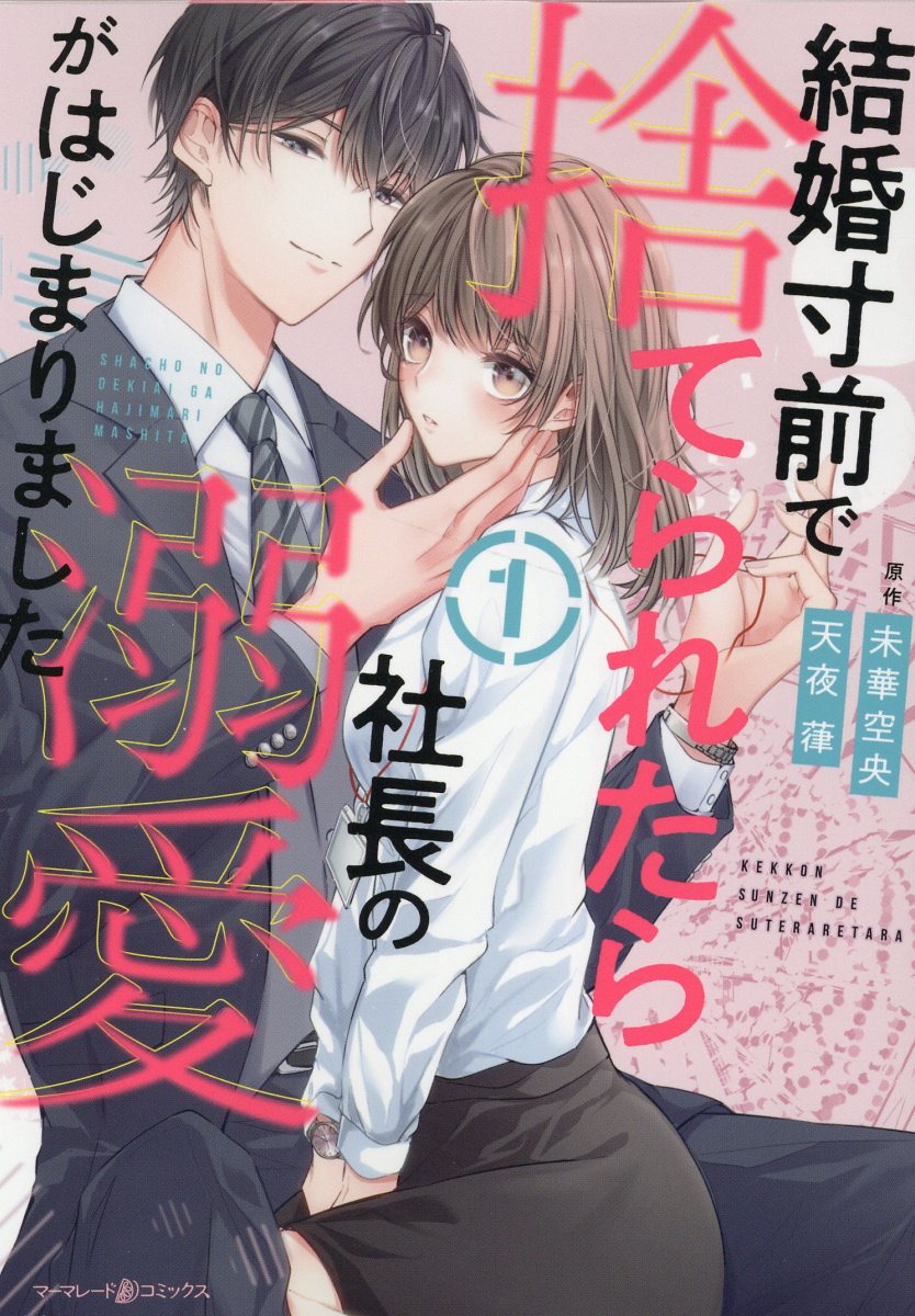 結婚寸前で捨てられたら社長の溺愛がはじまりましたの表紙