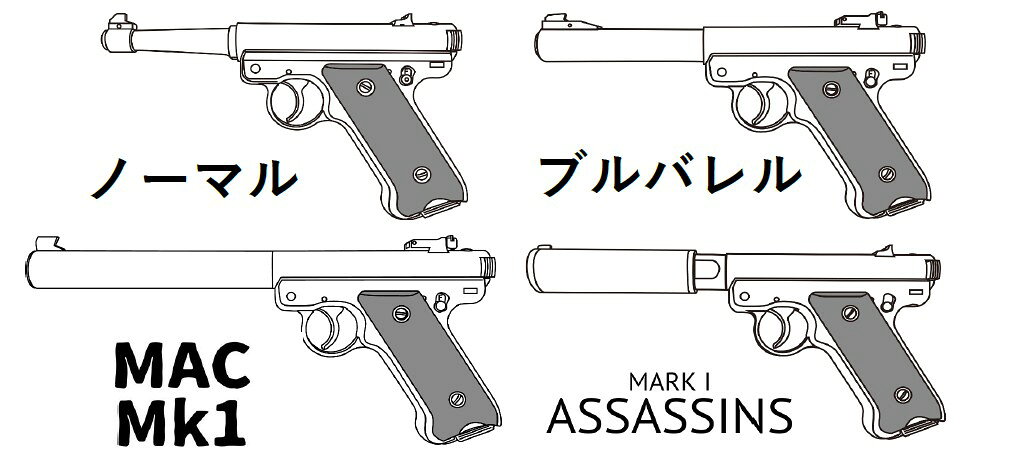 Mk1共通アクセサリ 17連マガジン (トイガン ガスガン)