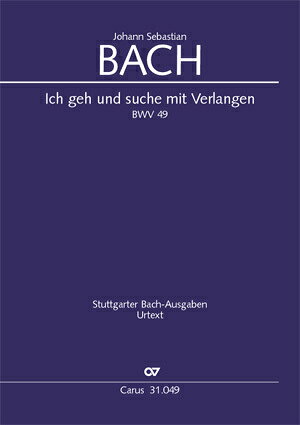 【輸入楽譜】バッハ, Johann Sebastian: カンタータ 第49番「われ希望をもちて歩み救わん」 BWV 49/原典版/Roy編: パート譜セット [ バッハ, Johann Sebastian ]