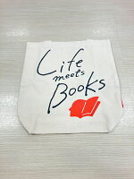 Life meets Books ディスカヴァーオリジナルトートバッグ（A4サイズがピッタリ入る）