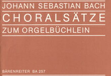 【輸入楽譜】バッハ, Johann Sebastian: オルガン小品集より コラール断片