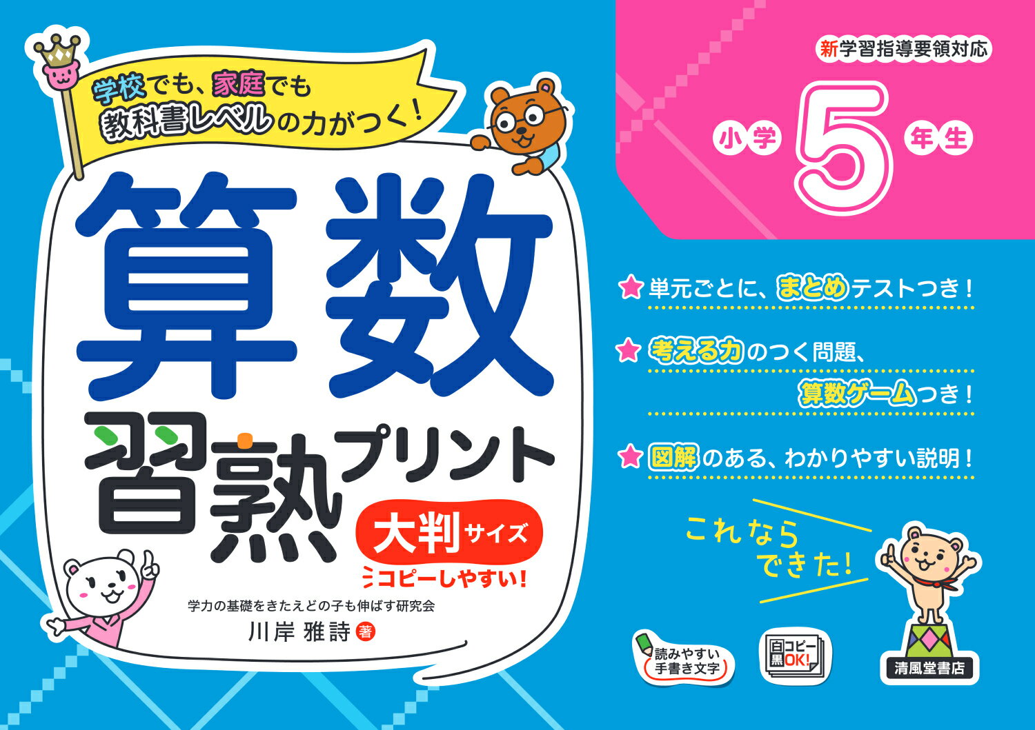 算数習熟プリント 小学5年生 大判サイズ