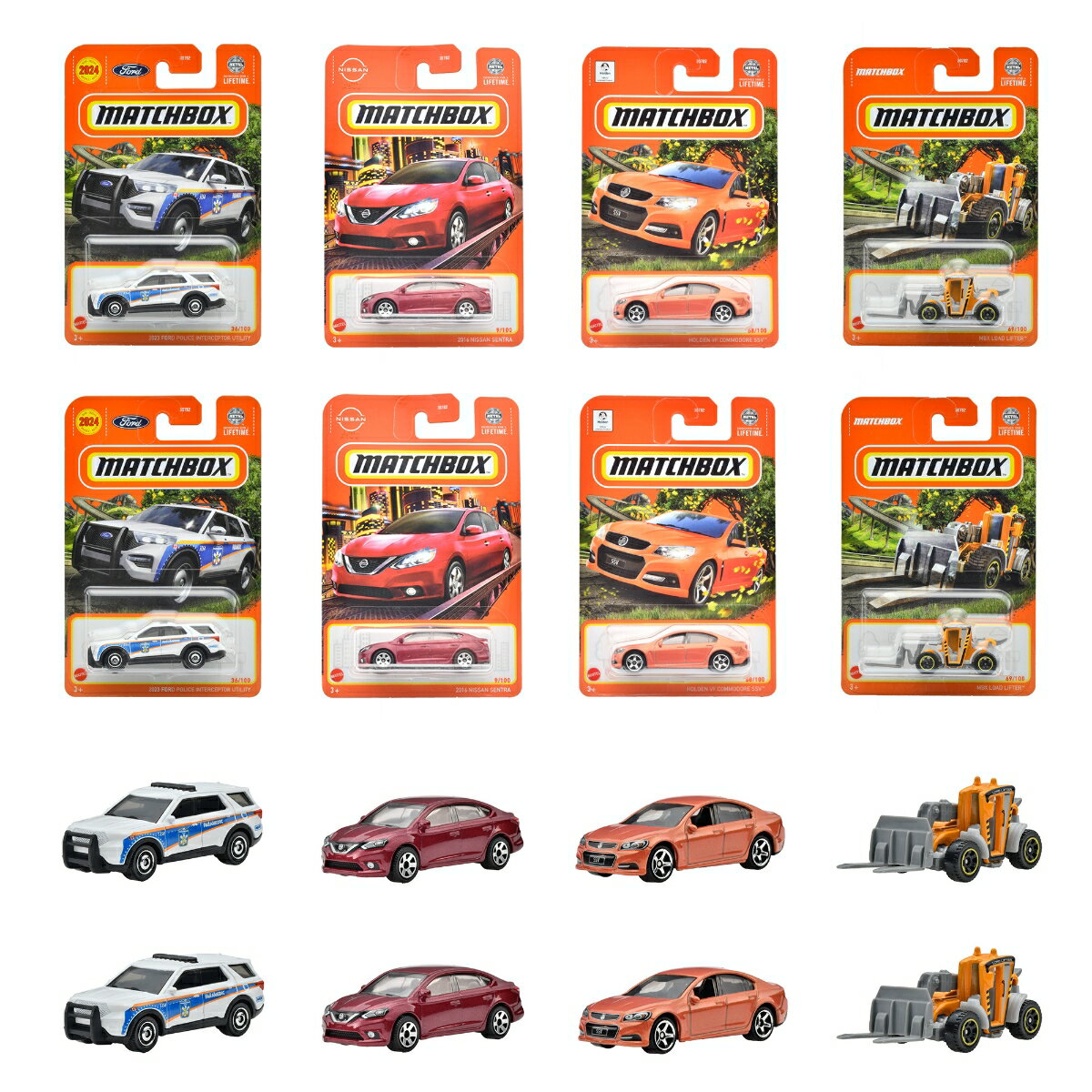 マッチボックス(Matchbox) 　ベーシックカー Gアソート 乗り物おもちゃ ミニカー 24台入り BOX販売 3歳から マルチ 98BG-30782