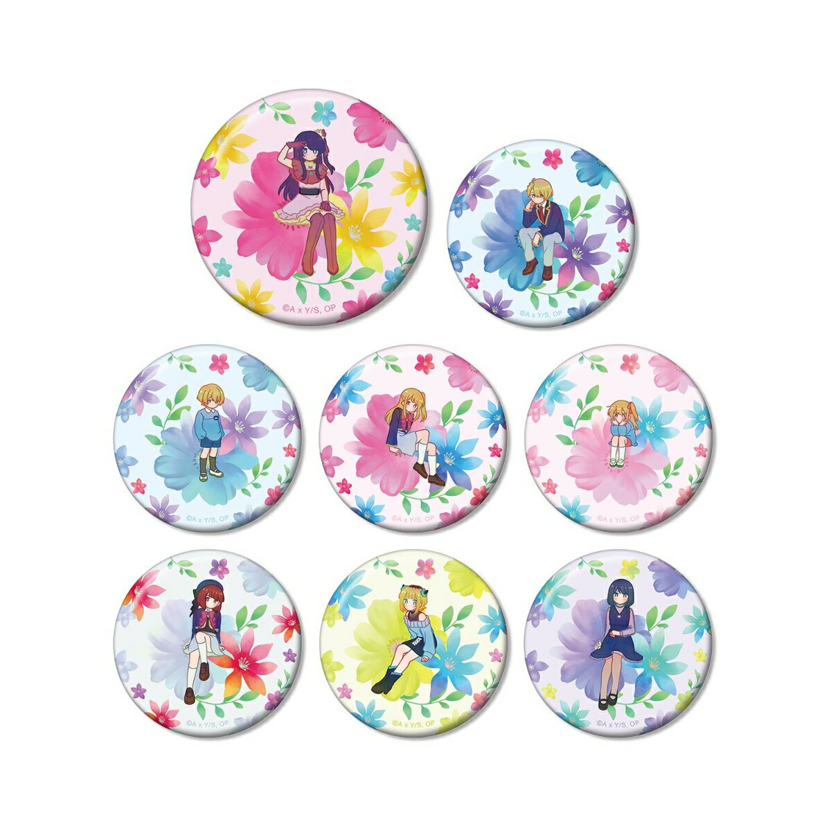 【推しの子】トレーディング Botania 缶バッジ(BOX＝8個)