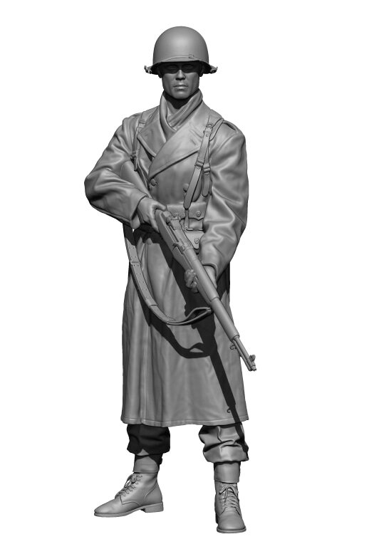 1/24 WWII アメリカ陸軍小銃手＃1「バルジの戦い」 【HS24092】 (プラモデル)