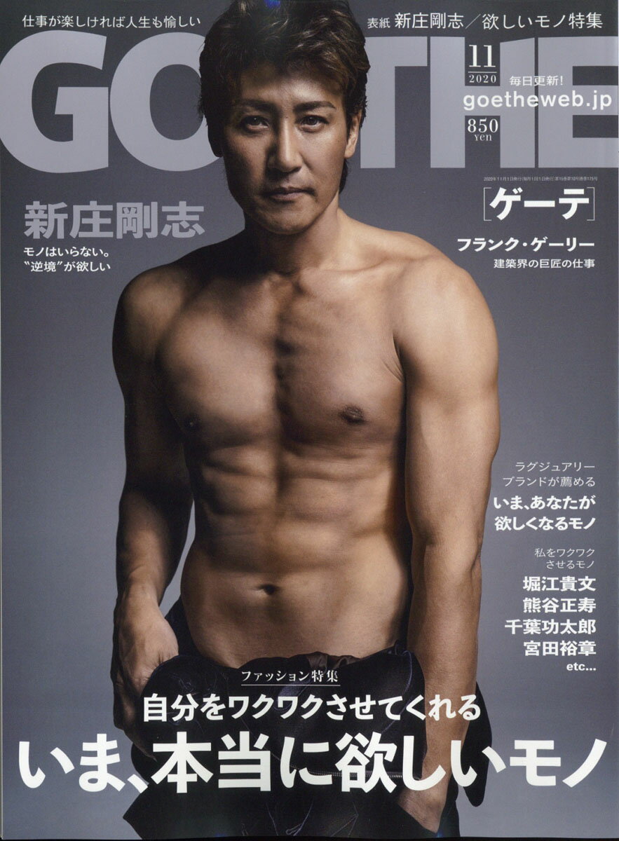 GOETHE (ゲーテ) 2020年 11月号 [雑誌]