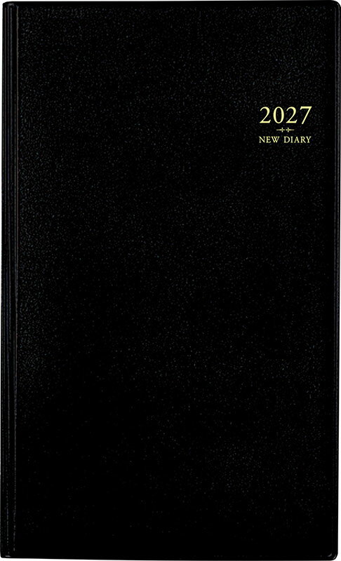 2027年　手帳　1月始まり　No.111　ニューダイアリー アルファ 9　　[黒]高橋書店　手帳判　　ウィークリー