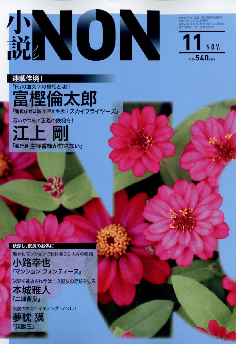 小説NON (ノン) 2022年 11月号 [雑誌]