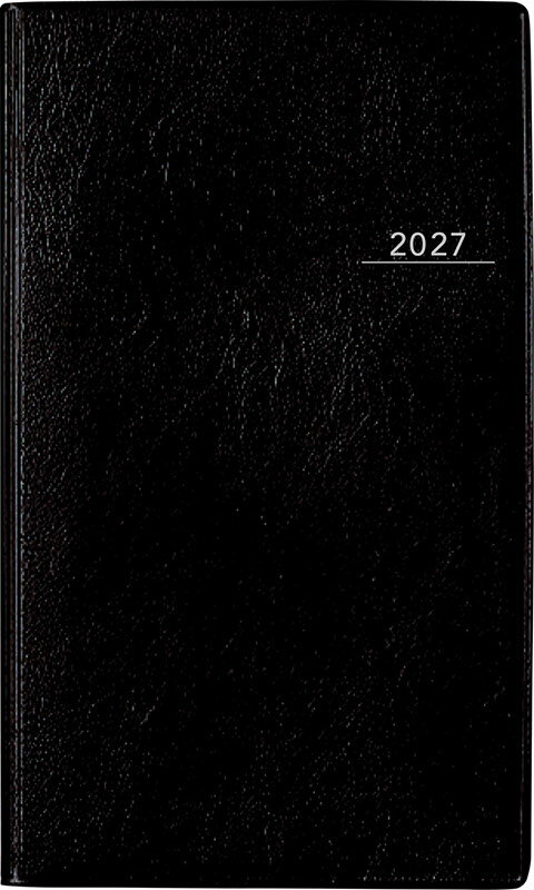 2027年 手帳 1月始まり No.112 ニューダイアリー アルファ 13 [黒]高橋書店 手帳判 ウィークリー