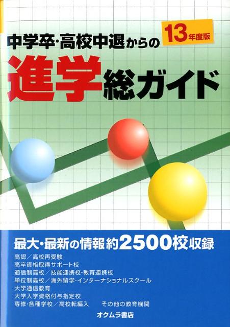 中学卒・高校中退からの進学総ガイド（’13年度版）