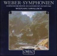 【輸入盤】Sym.1, 2: Sawallisch / Bavarian.rs [ ウェーバー（1786-1826） ]