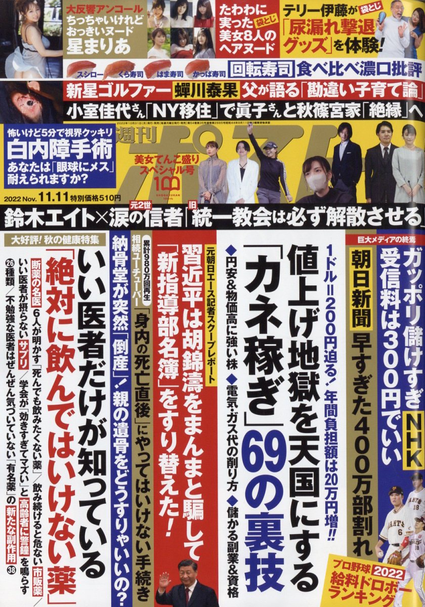 週刊ポスト 2022年 11/11号 [雑誌]