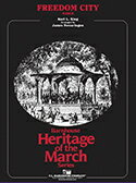 【輸入楽譜】キング, Karl L.: フリーダム・シティ・マーチ/スウェアリンジェン編曲: スコアとパート譜セット