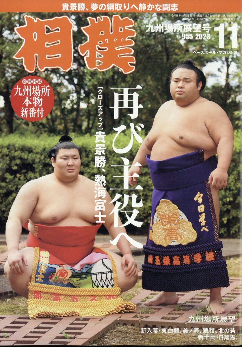 相撲 2023年 11月号 [雑誌]
