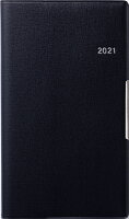 2021年 1月始まり No.113 ニューダイアリー アルファ 14全国鉄道地図付き ［黒］ 高橋書店 手帳判