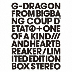 COUP D'ETAT [+ ONE OF A KIND & HEARTBREAKER](2CD+DVD+PHOTO BOOK+GOODS) [ G-DRAGON from BIGBANG ]