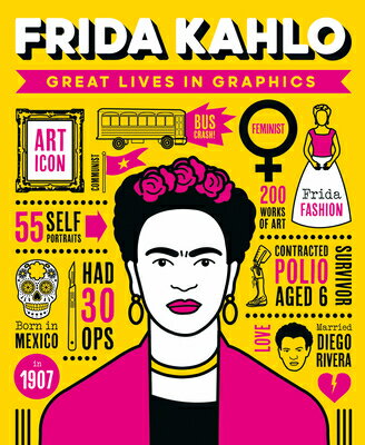 Great Lives in Graphics: Frida Kahlo GRT LIVES IN GRAPHICS FRIDA KA （Great Lives in Graphics） [ Button Books ]