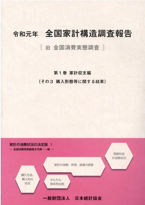 全国家計構造調査報告（令和元年 第1巻 その3）