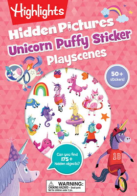 Unicorn Hidden Pictures Puffy Sticker Playscenes: Unicorn Hidden Pictures Puffy Sticker Playscenes (