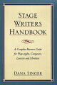 Written in a straightforward manner, with complicated matters clearly explained, Stage Writers Handbook is truly a work no writer for the stage can afford to be without. Here, for the first time, Dana Singer gathers the information and ideas stage writers need to conduct their careers in a businesslike manner, with all the protections the law provides.