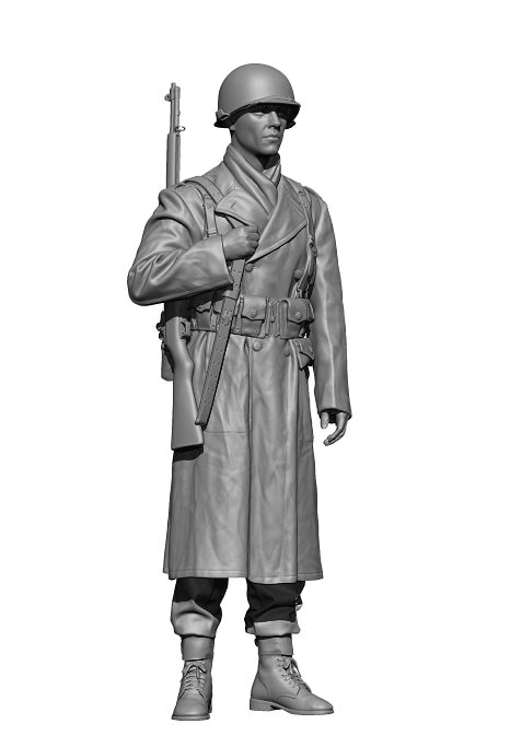 1/35 WWII アメリカ陸軍小銃手「バルジの戦い」 【HS35091】 (プラモデル)