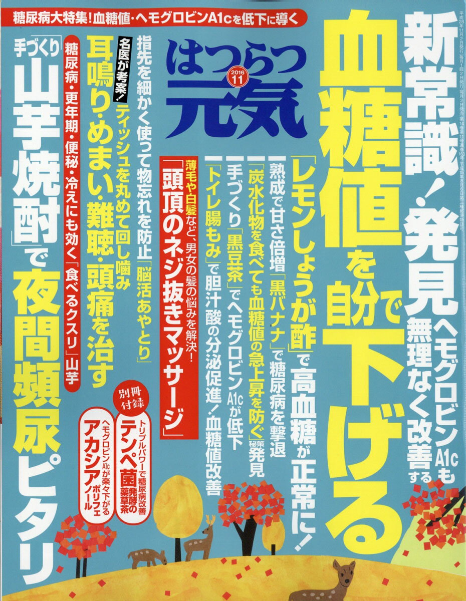 はつらつ元気 2016年 11月号 [雑誌]