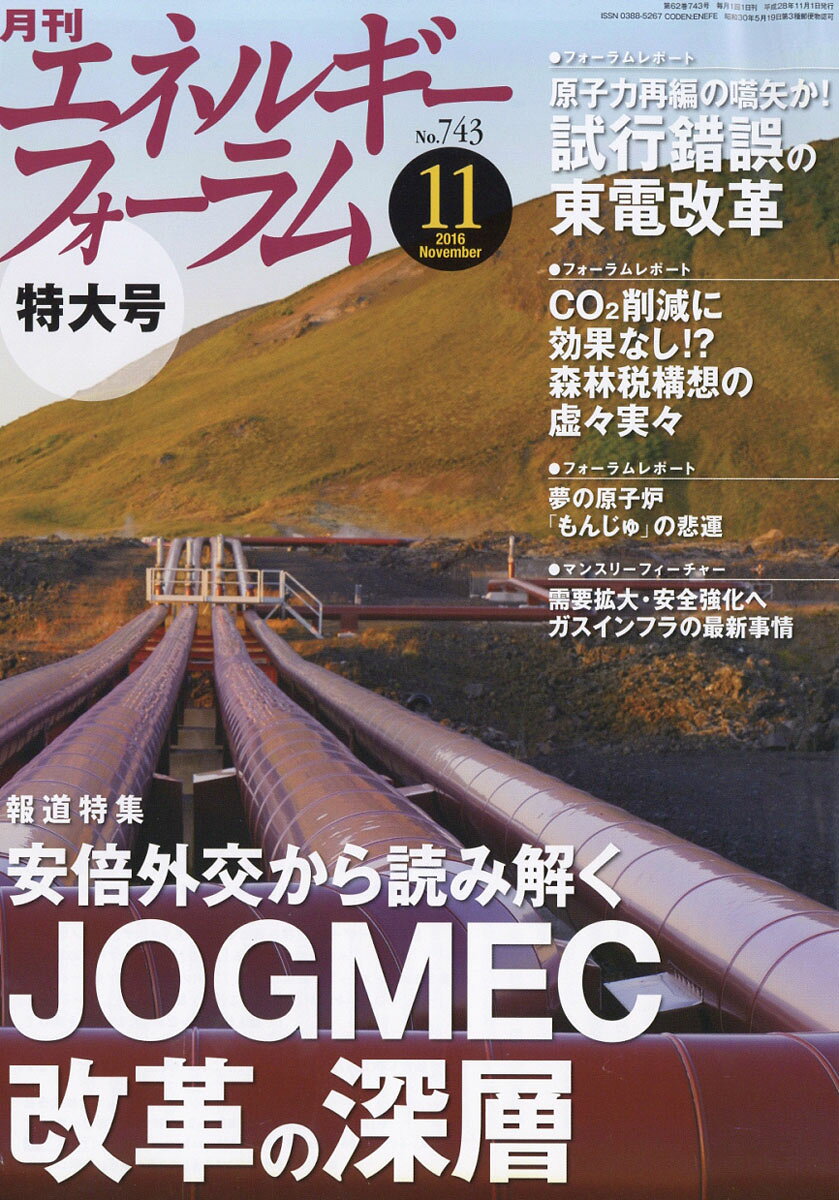 エネルギーフォーラム 2016年 11月号 [雑誌]