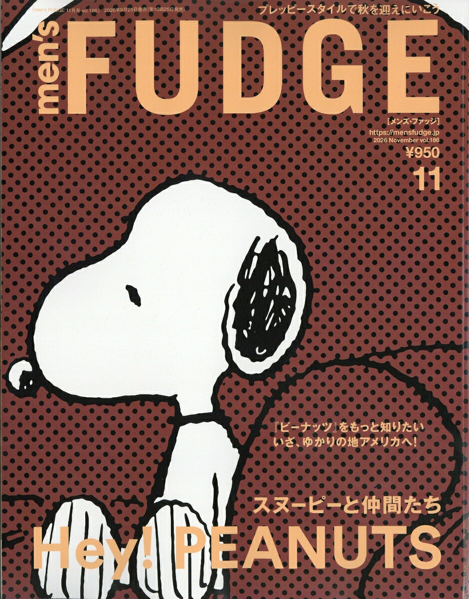 men's FUDGE (メンズファッジ) 2026年 11月号 [雑誌]