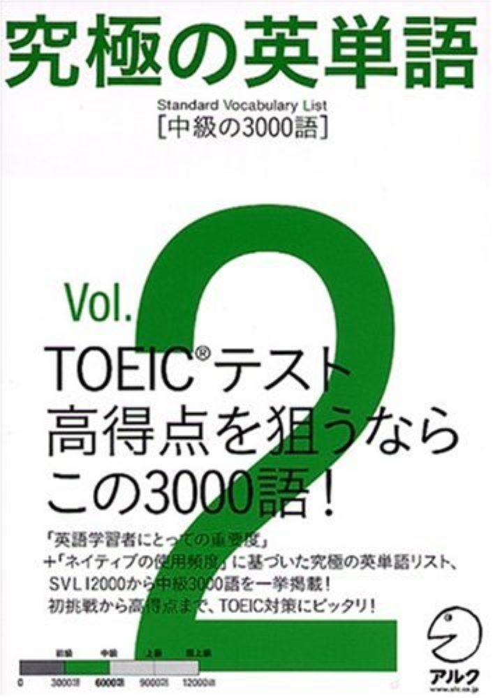 究極の英単語SVL（vol．2） 中級の3000