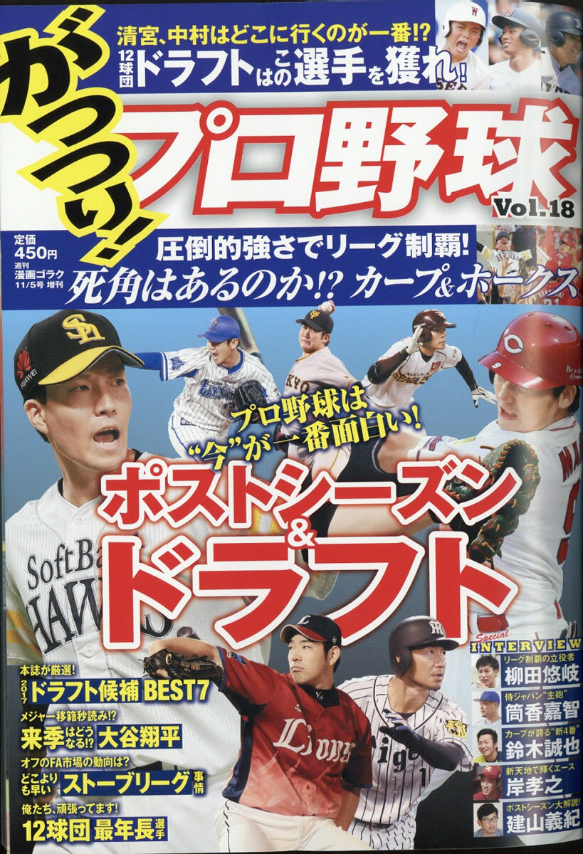 がっつり!プロ野球 Vol.18 2017年 11/5号 [雑誌]