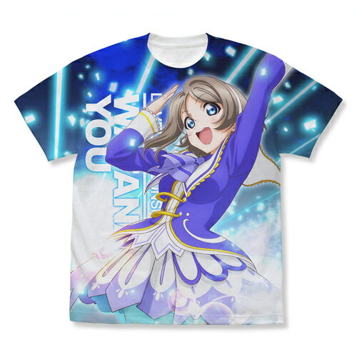 ラブライブ!サンシャイン!!The School Idol Movie Over the Rainbow 渡辺 曜 フルグラフィックTシャツ Over the Rainbow Ver./WHITE-L