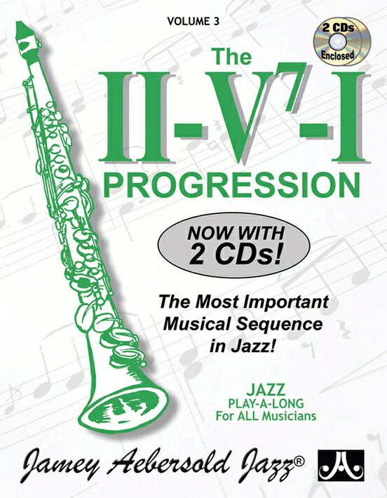【輸入楽譜】ジェミー・アバソルト・プレイ・アロング 第3巻: The II/V7/I Progression: 2CD付