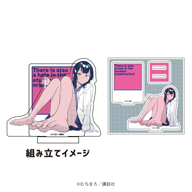 アクリルフィギュアプレート「生徒会にも穴はある!」02/照井 有栖(公式イラスト)【グッズ】