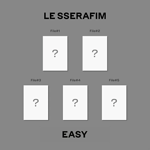 【輸入盤】3RDミニ アルバム：イージー（コンパクト ヴァージョン） LE SSERAFIM