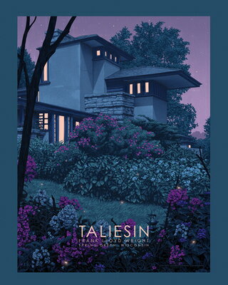 Frank Lloyd Wright Puzzle Collection: Taliesin: Officially Licensed 1,000 Piece Jigsaw Puzzle by Ror