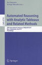 Automated Reasoning with Analytic Tableaux and Related Methods: 20th International Conference, TABLE AUTOMATED REASONING W/ANALYTIC （Lecture Notes in Artificial Intelligence） Kai Brunnler