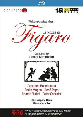【輸入盤】『フィガロの結婚』全曲　ラングホフ演出、バレンボイム＆ベルリン国立歌劇場、パーペ、レシュマン、トレケル、他（1999　ステレオ）