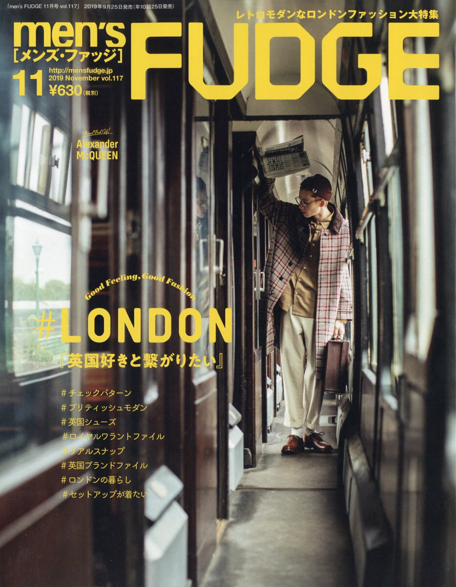 men's FUDGE (メンズファッジ) 2019年 11月号 [雑誌]