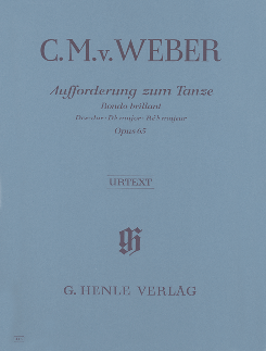 【輸入楽譜】ウェーバー, Carl Maria von: 舞踏への勧誘 Op.65/原典版/Gerlach & Viertal編/Kraus運指