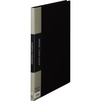 キングジム クリアーファイル カラーベース A4 (S型) 20枚 132C 黒
