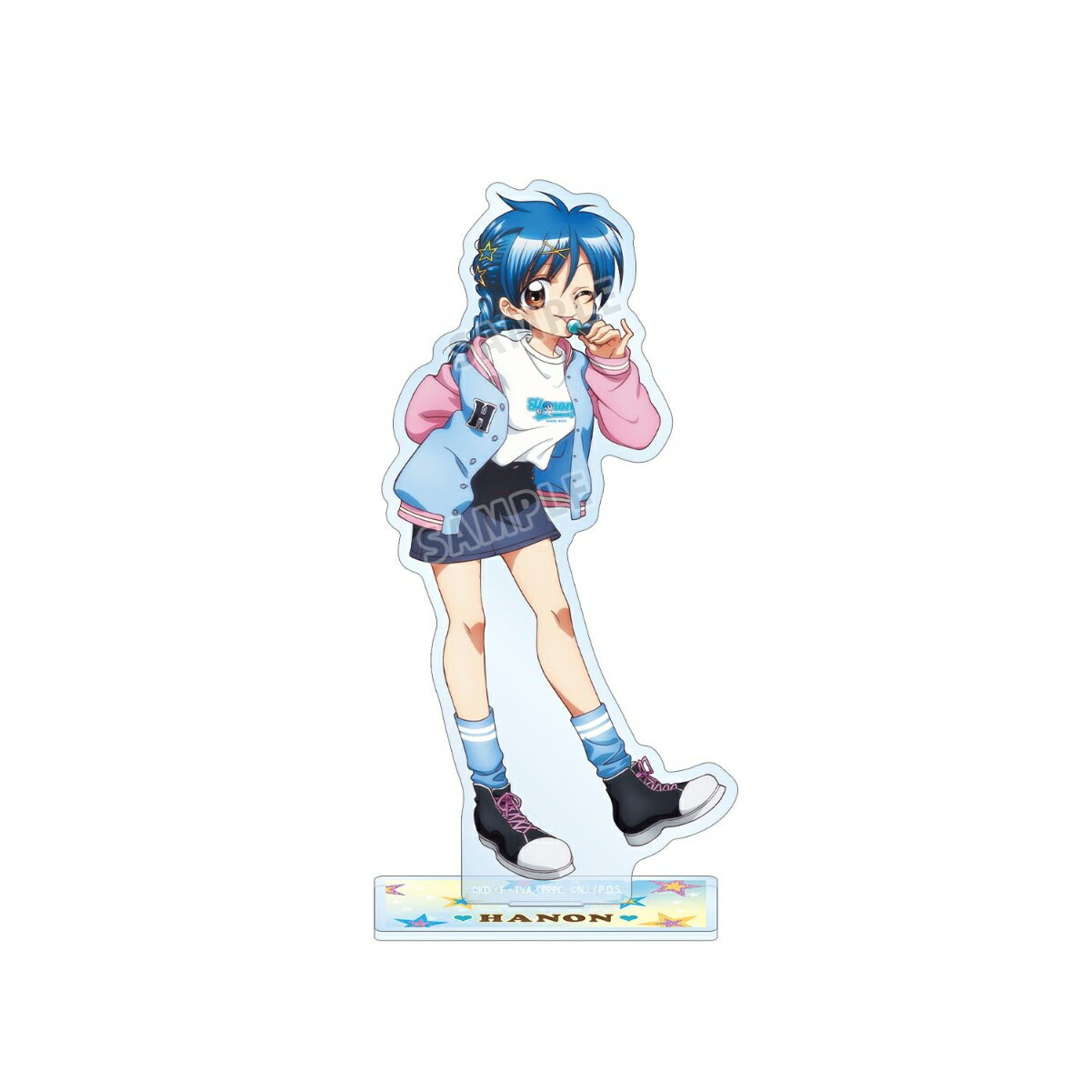アニメ「ぴちぴちピッチ」ANGEL BLUEコラボ 描き下ろし 宝生 波音 BIGアクリルスタンド ver.B