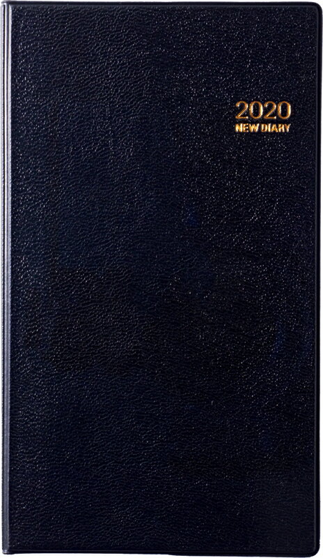 2020年版 1月始まり No.120 ニューダイアリー スリム 1 黒 高橋書店 手帳判