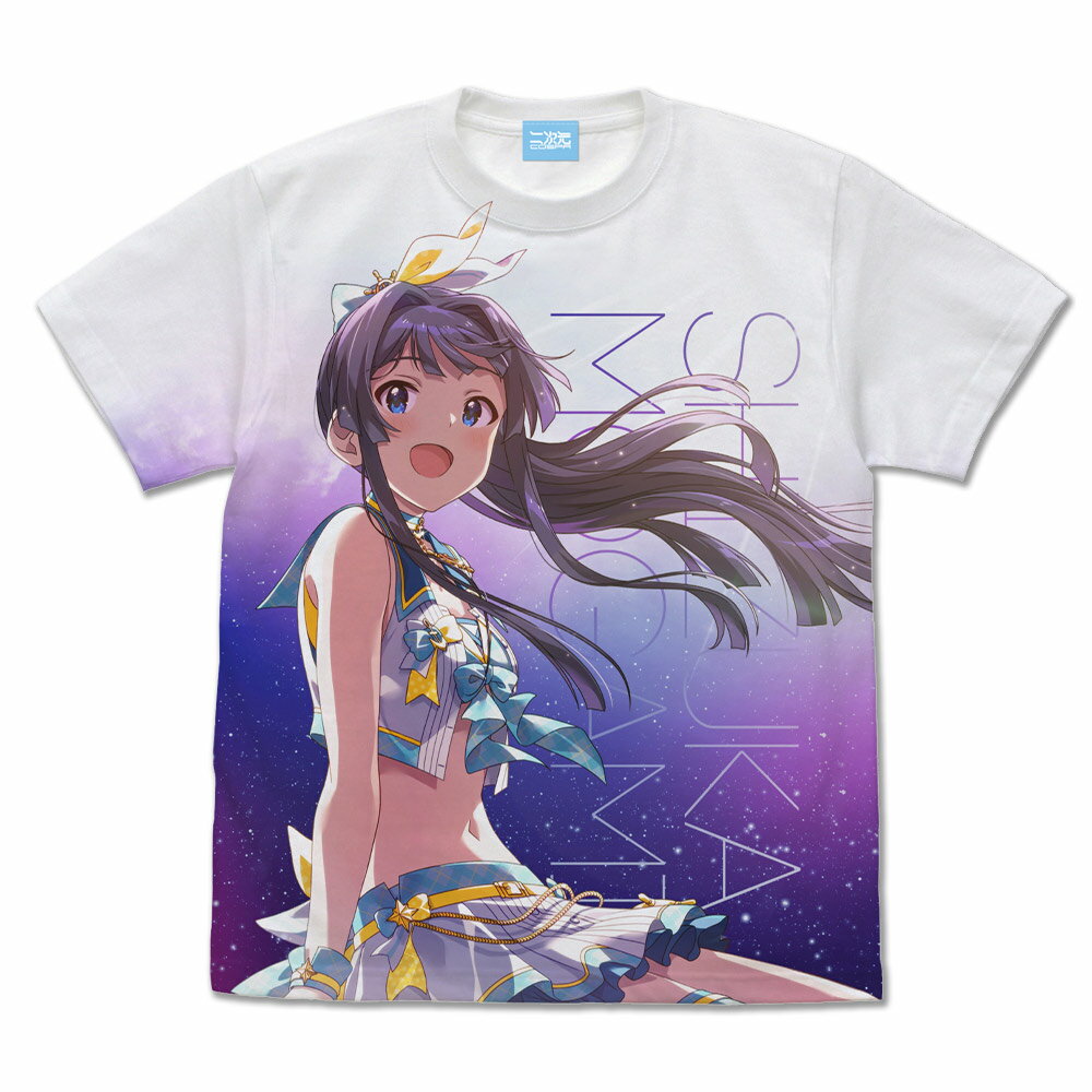 アイドルマスター ミリオンライブ！都会の空に思うのは 最上静香 フルグラフィックTシャツ/WHITE-M