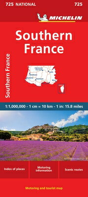 Michelin Southern France Map 725 MAP-MICHELIN SOUTHERN FRANCE M （Maps/Country (Michelin)） 