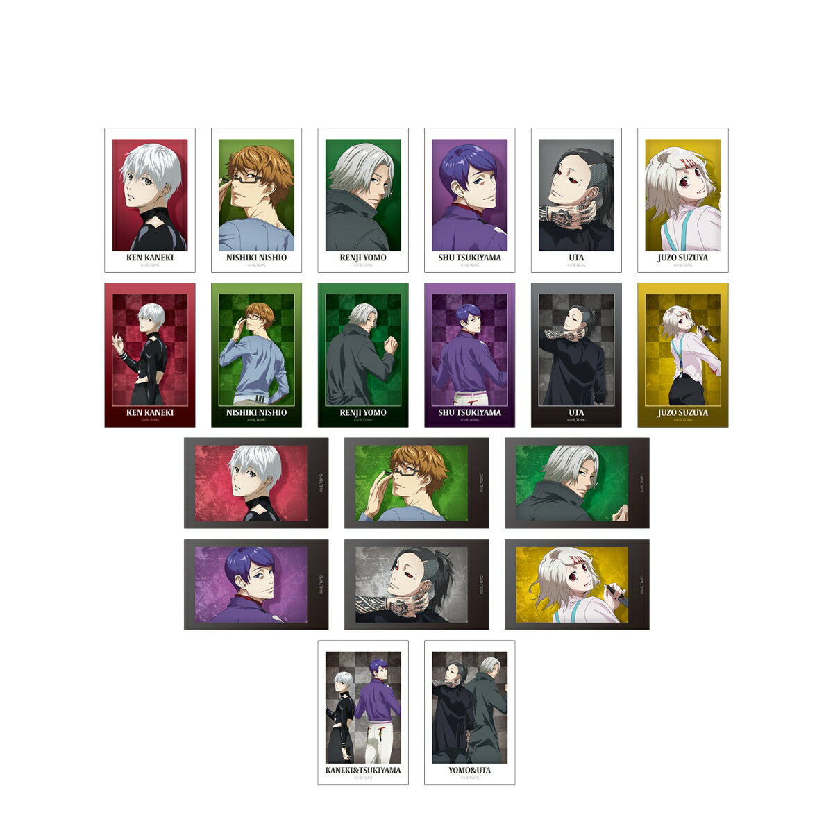 TVアニメ『東京喰種トーキョーグール』描き下ろし 戦う背中ver. トレーディングインスタントカメラ風イラストカード(BOX＝20入)